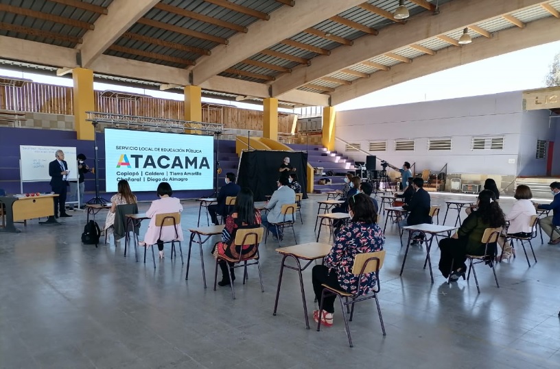 Con una clase al aire libre realizan el traspaso de Jardines Infantiles VTF, Escuelas y Liceos al SLEP Atacama