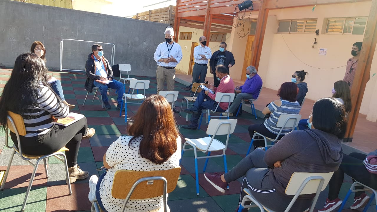 SLEP Atacama se reúne con la comunidad educativa de la Escuela Emperatriz Sepúlveda, en Inca de Oro