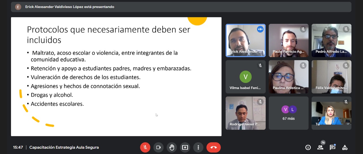 Con masiva participación SLEP Atacama junto a Superintendencia de Educación y Mejor Niñez capacitaron a comunidad educativa