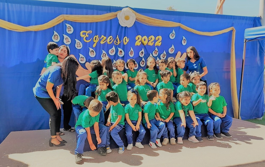 26 párvulos adquirieron primeros valores y aprendizajes y egresaron felices del jardín infantil Aguas Blancas del SLEP Atacama