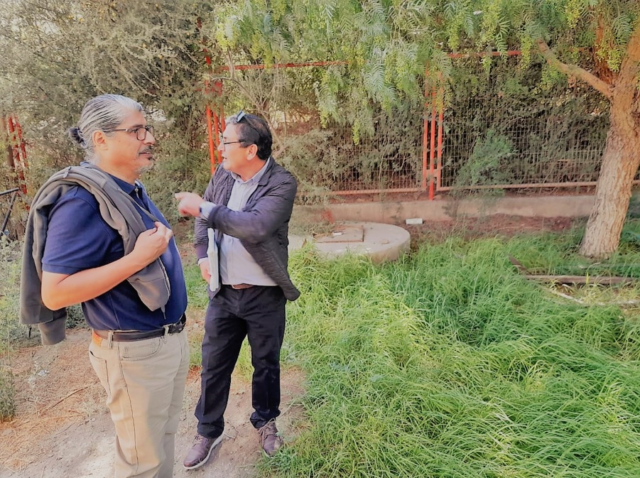 SLEP Atacama repara baños y escaleras además de trabajar en poda de árboles y pinturas en Escuela Luis Uribe