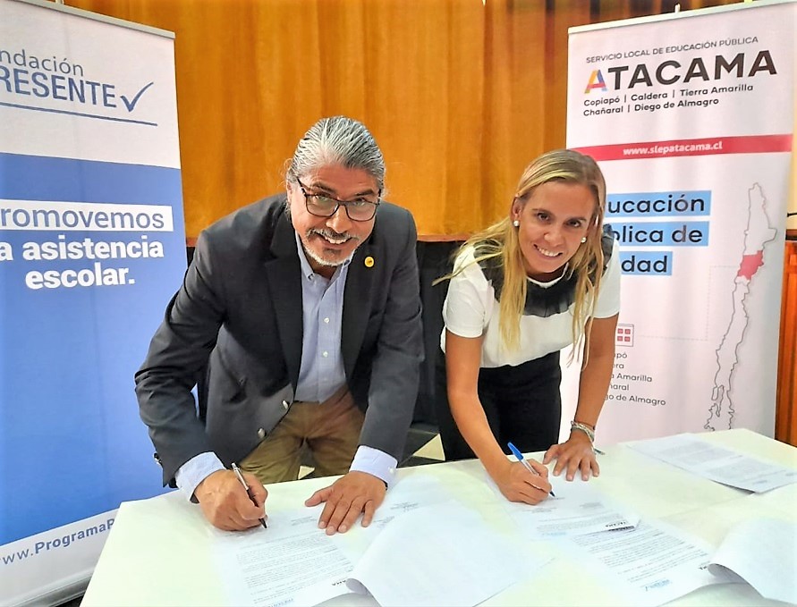 Fundación Presente y SLEP Atacama ejecutarán plan contra el ausentismo crónico en la región