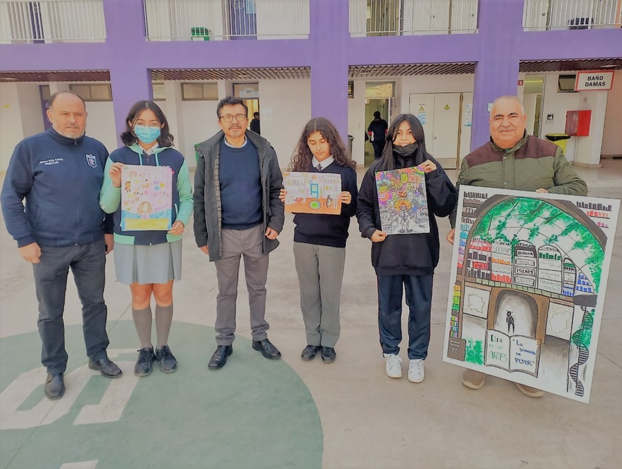 Con concursos artísticos la biblioteca de Liceo Mercedes Fritis fomenta y promueve la lectura entre estudiantes